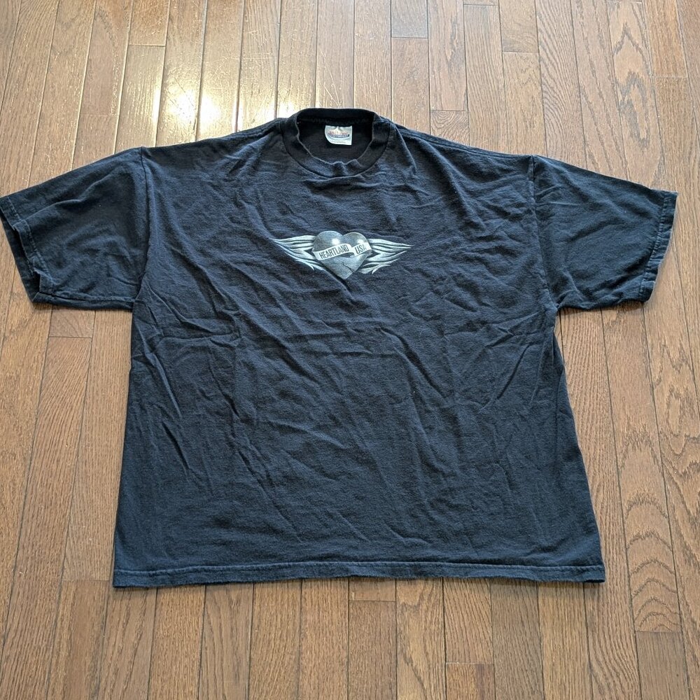 Heartland USA Faded Hanes T-Shirt - Size XL